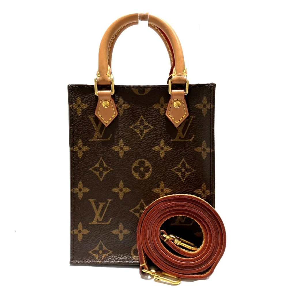 Louis Vuitton Petite Sac Plat Tote Bag, Monogram Canvas, M81295